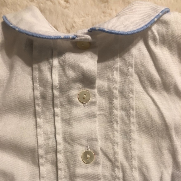 Dulces White and Blue Romper Size 3-6 Months - Picture 6 of 8